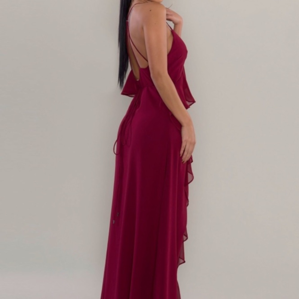 Cool Waters Ruffle Maxi - Picture 2 of 4